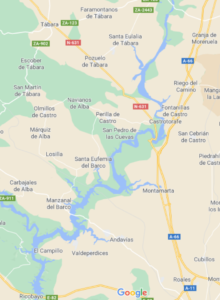 parte del mapa rio esla